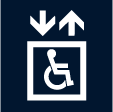 Wheelchair user friendly Elevator available